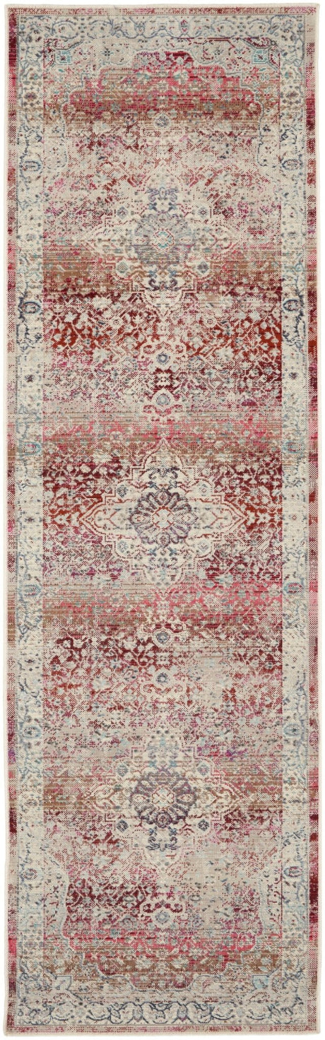 Nourison Vintage Kashan Vka07 Red/Ivory Rugs - Nourison - 99446812179