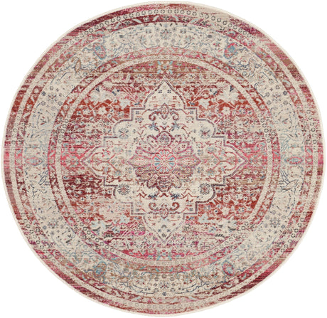 Nourison Vintage Kashan Vka07 Red/Ivory Rugs - Nourison - 99446812193
