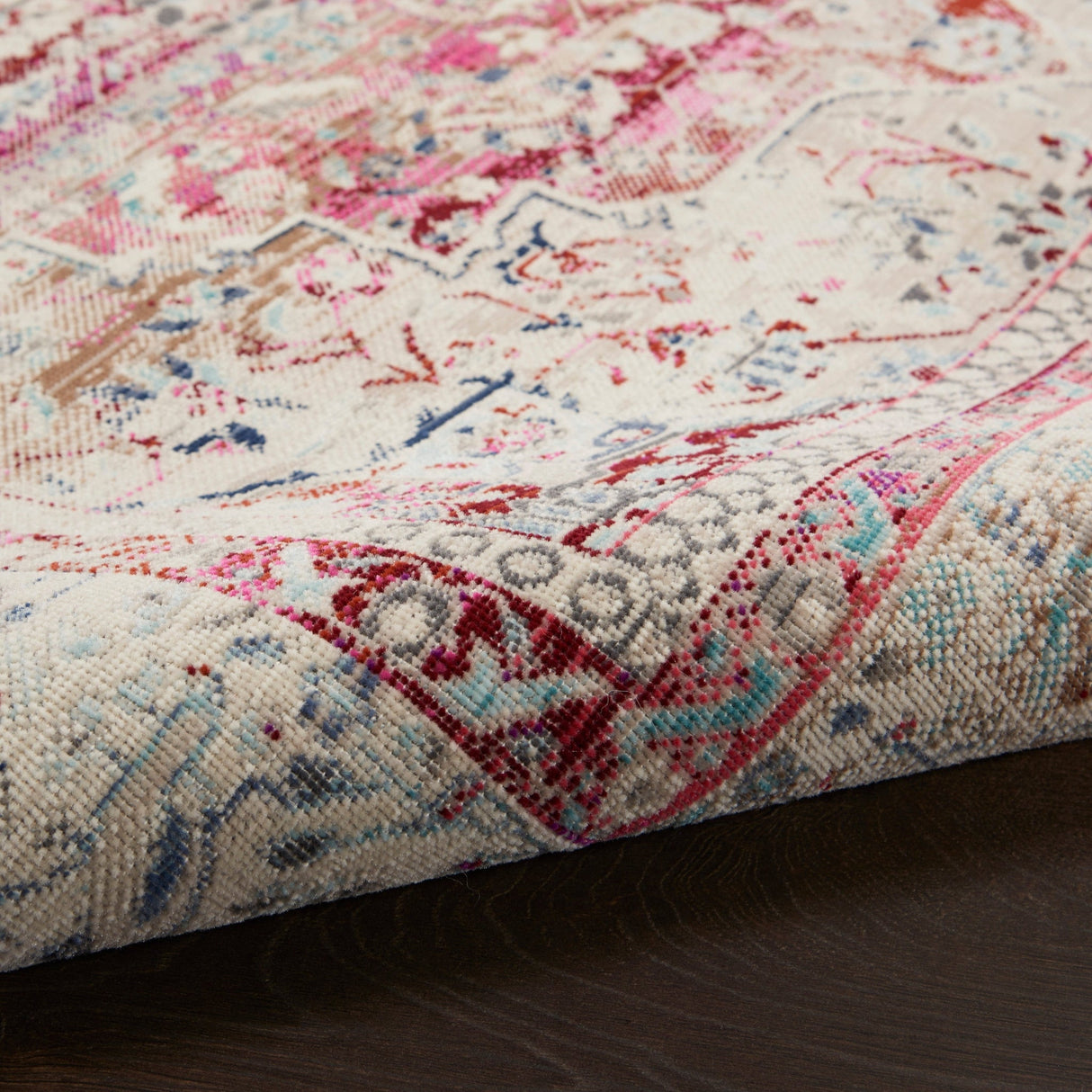 Nourison Vintage Kashan Vka07 Red/Ivory Rugs - Nourison - 99446812193