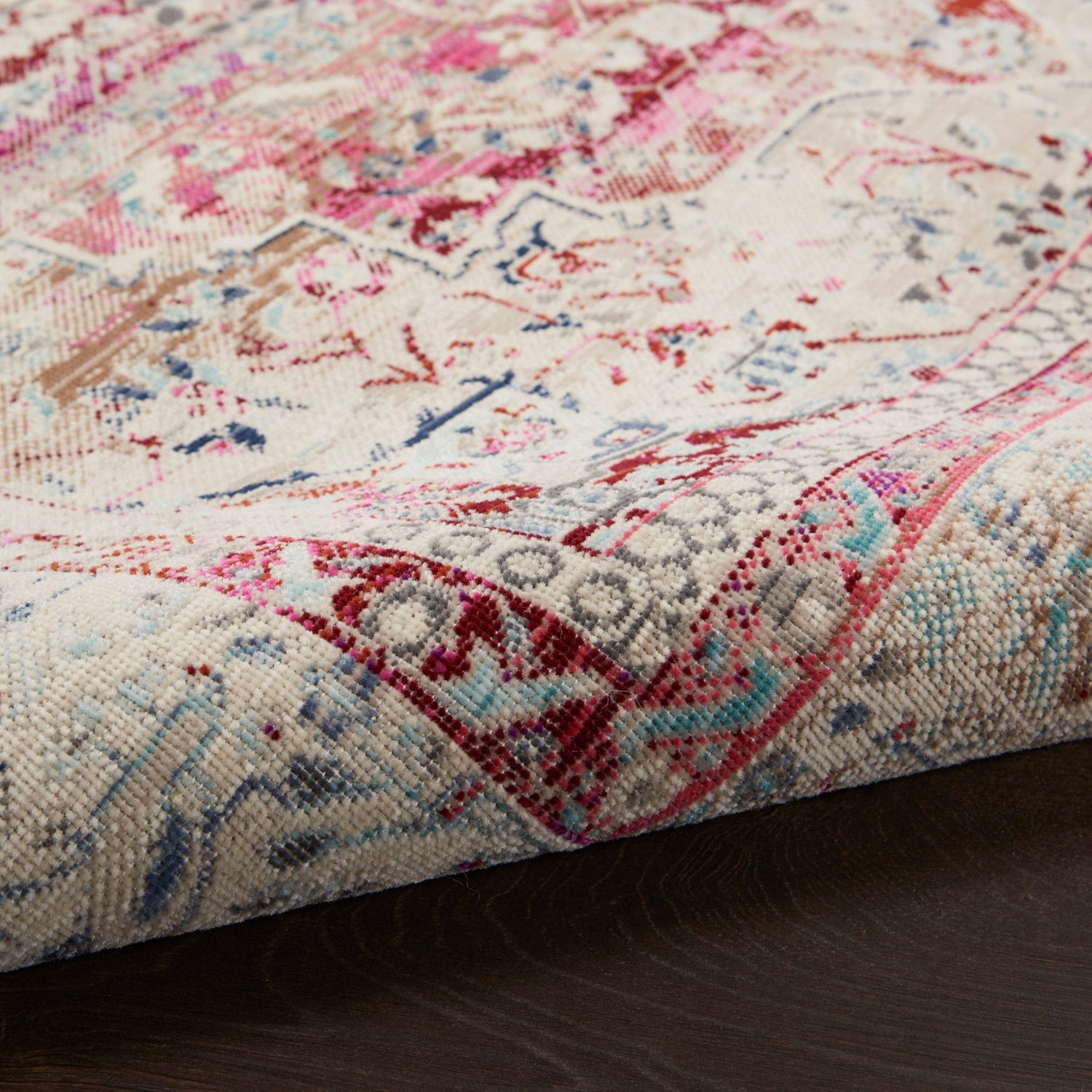 Nourison Vintage Kashan Vka07 Red/Ivory Rugs - Nourison - 99446812193