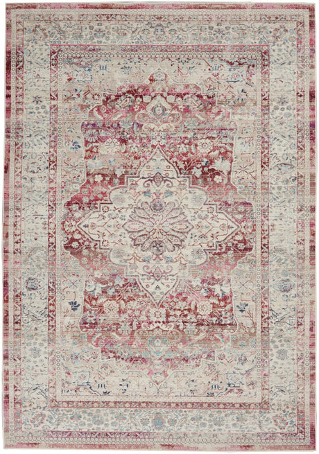 Nourison Vintage Kashan Vka07 Red/Ivory Rugs - Nourison - 99446812209