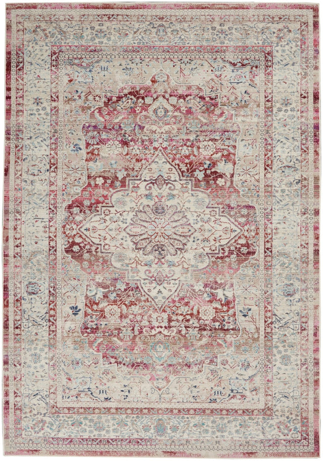 Nourison Vintage Kashan Vka07 Red/Ivory Rugs - Nourison - 99446812209