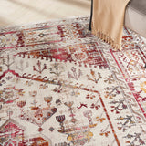 Nourison Vintage Kashan Vka08 Ivory Red Rugs - Nourison - 99446852403