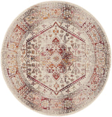 Nourison Vintage Kashan Vka08 Ivory Red Rugs - Nourison - 99446852403