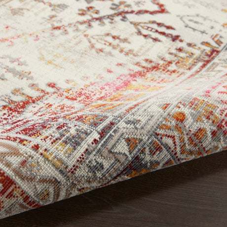 Nourison Vintage Kashan Vka08 Ivory Red Rugs - Nourison - 99446852403