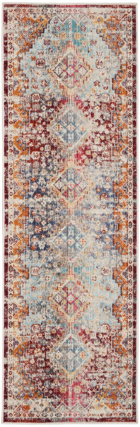 Nourison Vintage Kashan Vka09 Multicolor Rugs - Nourison - 99446852311