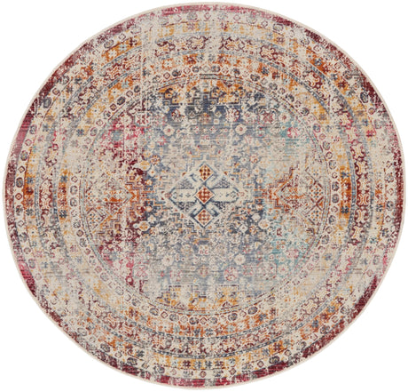 Nourison Vintage Kashan Vka09 Multicolor Rugs - Nourison - 99446852410