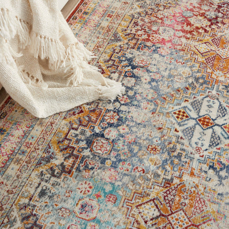 Nourison Vintage Kashan Vka09 Multicolor Rugs - Nourison - 99446852410