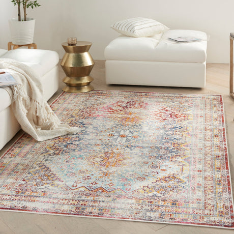 Nourison Vintage Kashan Vka09 Multicolor Rugs - Nourison - 99446852427