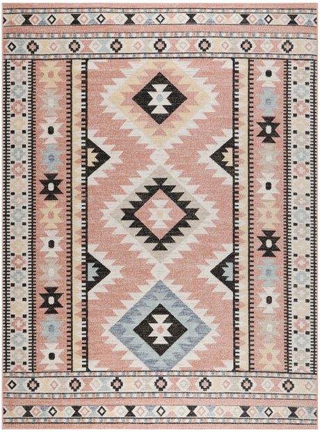 Nourison Washable Decor Wsd04 Ivory Multicolor Rug - Nourison - 99446974815