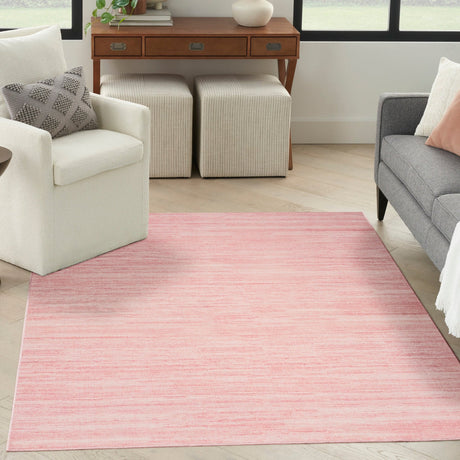 Nourison Washable Essentials Wae01 Pink Rug - Nourison - 99446949639