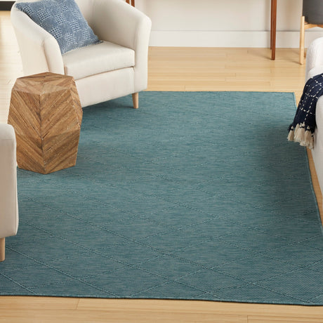 Nourison Washable Solutions Wsl01 Aqua Rug - Nourison - 99446910158