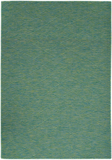 Nourison Washable Solutions Wsl01 Blue/Green Rug - Nourison - 99446910301