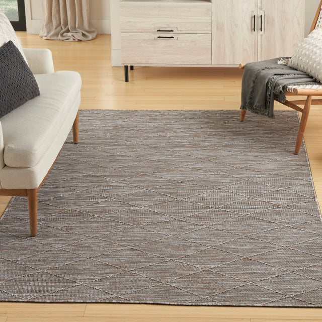 Nourison Washable Solutions Wsl01 Grey/Mocha Rug - Nourison - 99446910394