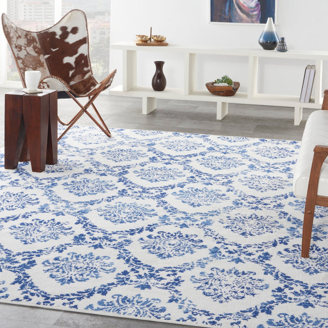 Nourison Whimsicle Whs01 Ivory Navy Rugs - Nourison - 99446830548