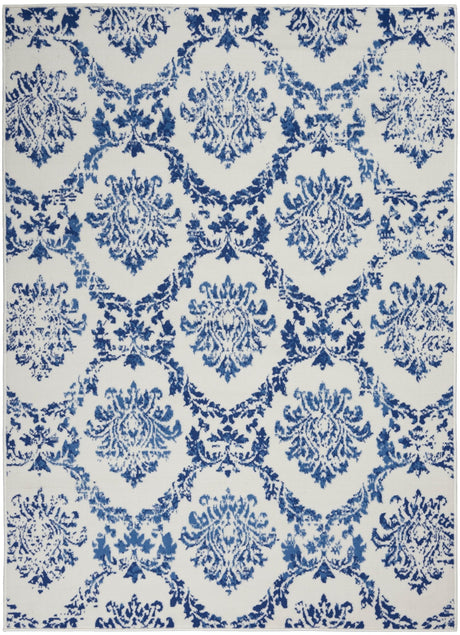 Nourison Whimsicle Whs01 Ivory Navy Rugs - Nourison - 99446830548