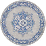 Nourison Whimsicle Whs03 Grey Blue Rugs - Nourison - 99446831446