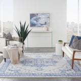 Nourison Whimsicle Whs03 Grey Blue Rugs - Nourison - 99446831446