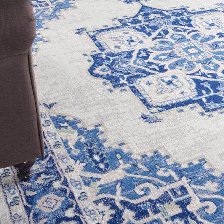 Nourison Whimsicle Whs03 Ivory Blue Rugs - Nourison - 99446831279