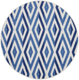 Nourison Whimsicle Whs04 Ivory Blue Rugs - Nourison - 99446831774