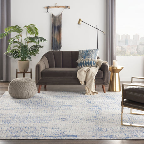 Nourison Whimsicle Whs07 Grey Blue Rugs - Nourison - 99446832559