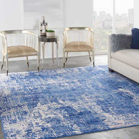 Nourison Whimsicle Whs08 Blue Ivory Rugs - Nourison - 99446832795