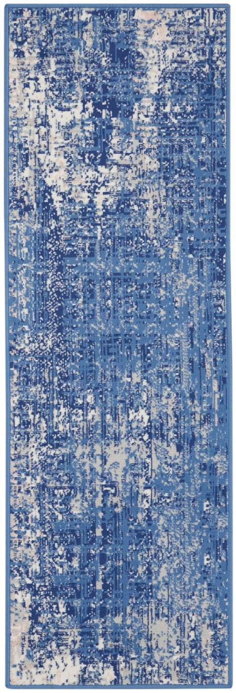 Nourison Whimsicle Whs08 Blue Ivory Rugs - Nourison - 99446832801