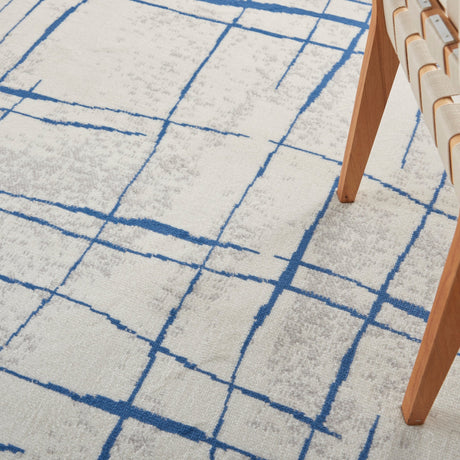 Nourison Whimsicle Whs09 Ivory Blue Rugs - Nourison - 99446833051