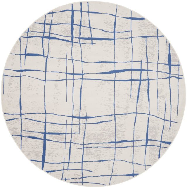 Nourison Whimsicle Whs09 Ivory Blue Rugs - Nourison - 99446833051