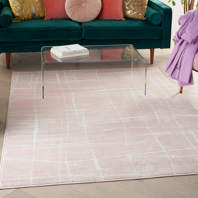 Nourison Whimsicle Whs09 Pink Ivory Rugs - Nourison - 99446833068