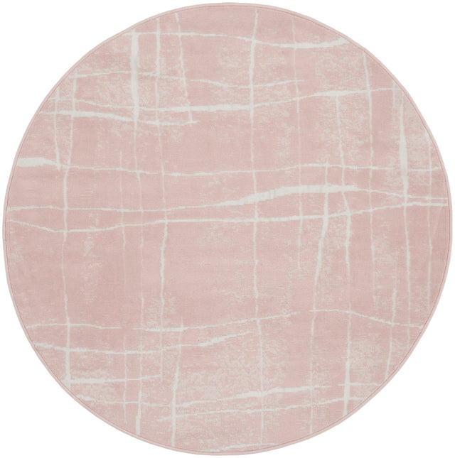 Nourison Whimsicle Whs09 Pink Ivory Rugs - Nourison - 99446833136