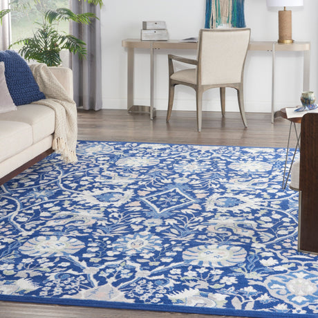 Nourison Whimsicle Whs10 Navy Multicolor Rugs - Nourison - 99446833228