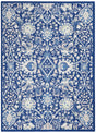 Nourison Whimsicle Whs10 Navy Multicolor Rugs - Nourison - 99446833228