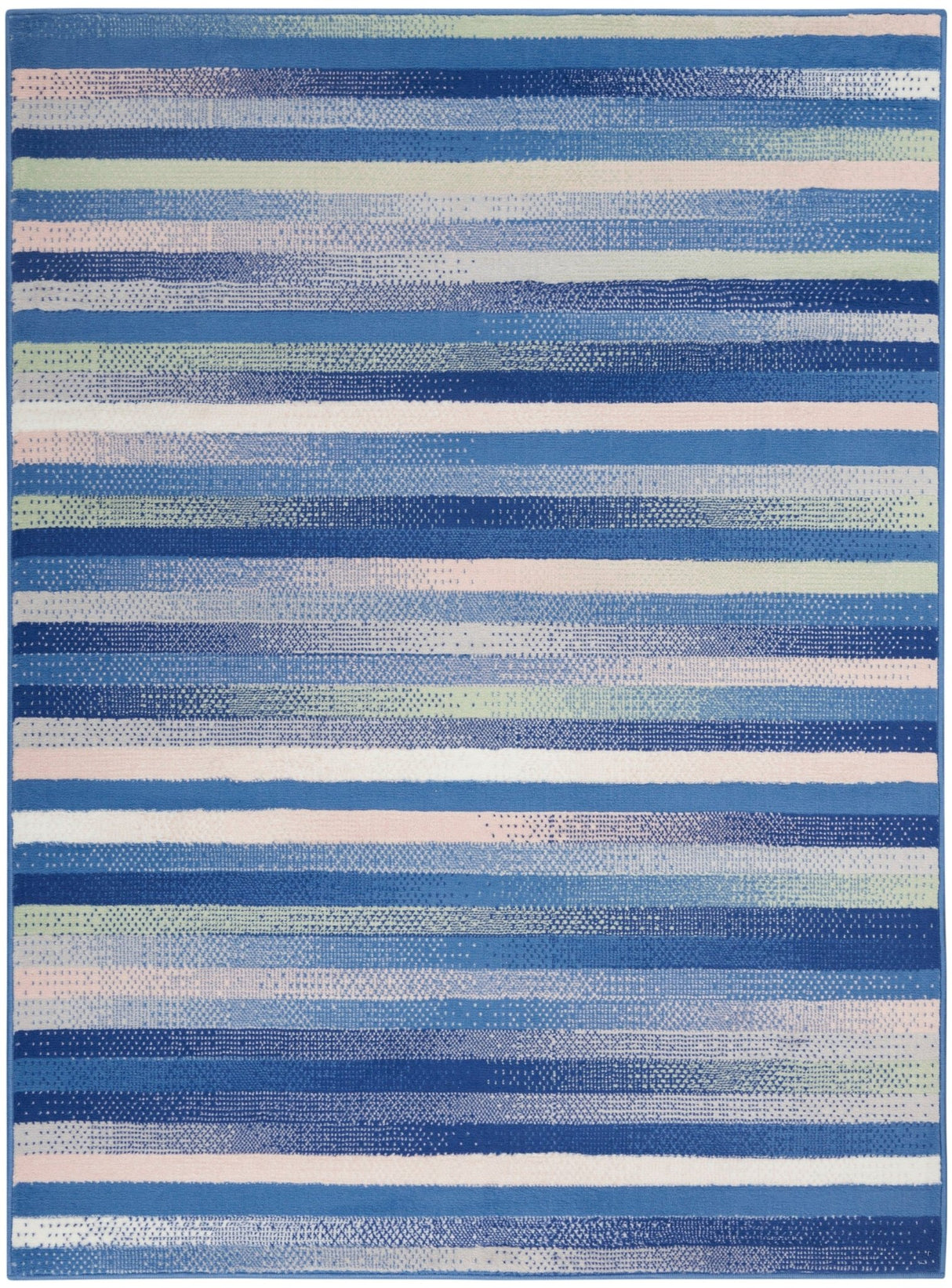 Nourison Whimsicle Whs12 Blue Multicolor Rugs - Nourison - 99446833877