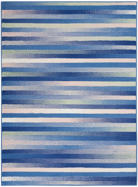 Nourison Whimsicle Whs12 Blue Multicolor Rugs - Nourison - 99446833877