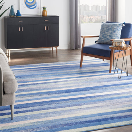 Nourison Whimsicle Whs12 Blue Multicolor Rugs - Nourison - 99446833877