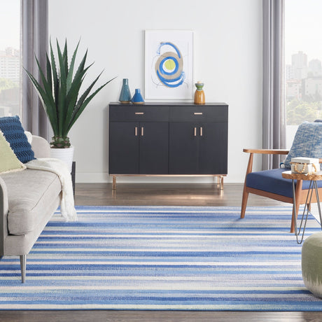 Nourison Whimsicle Whs12 Blue Multicolor Rugs - Nourison - 99446833938