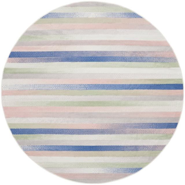 Nourison Whimsicle Whs12 Ivory Multicolor Rugs - Nourison - 99446833785