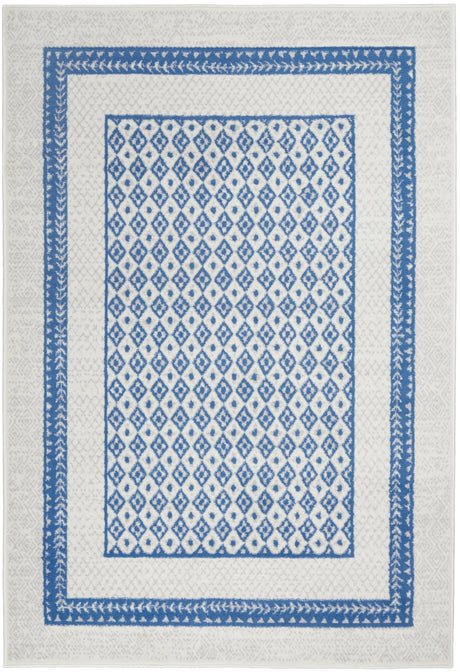 Nourison Whimsicle Whs13 Ivory Blue Rugs - Nourison - 99446834010