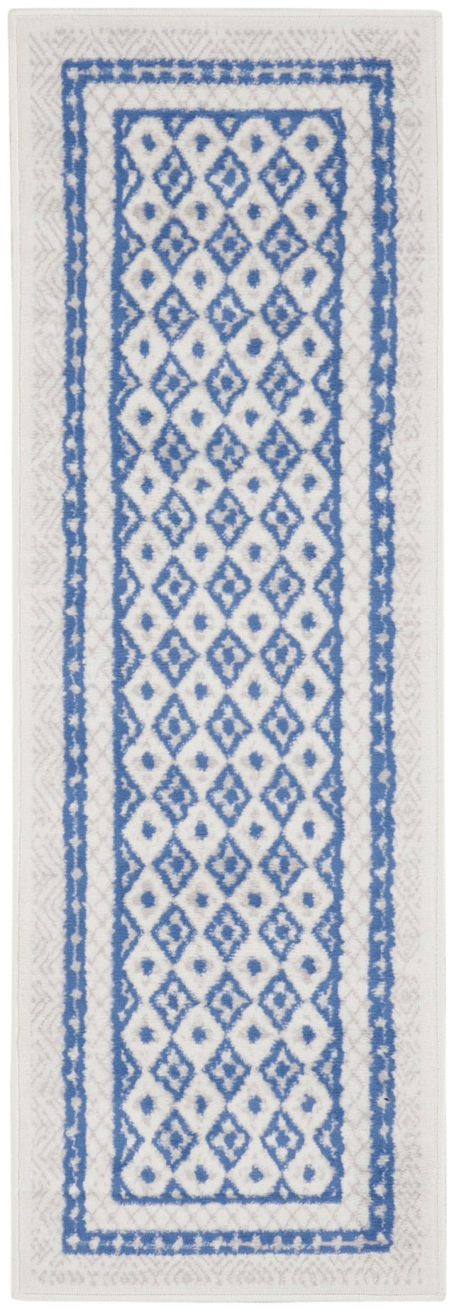 Nourison Whimsicle Whs13 Ivory Blue Rugs - Nourison - 99446834027