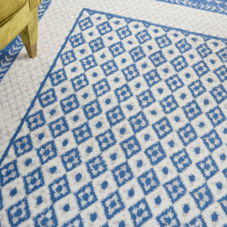 Nourison Whimsicle Whs13 Ivory Blue Rugs - Nourison - 99446834065