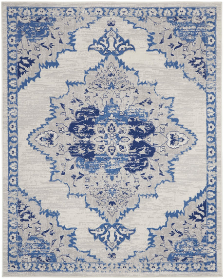 Nourison Whimsicle Whs14 Ivory Blue Rugs - Nourison - 99446834317