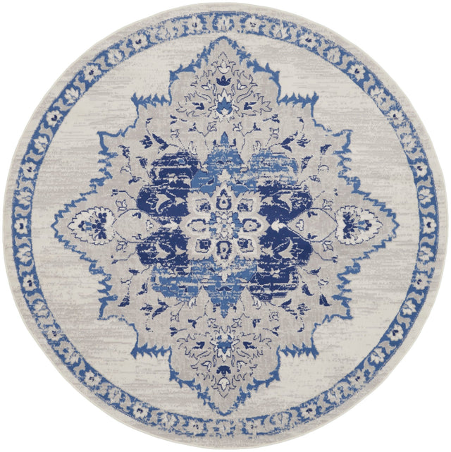 Nourison Whimsicle Whs14 Ivory Blue Rugs - Nourison - 99446834393