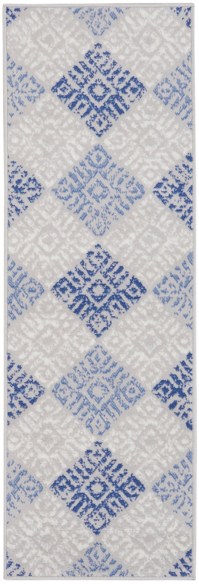 Nourison Whimsicle Whs18 Grey Blue Rugs - Nourison - 99446835307