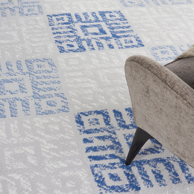 Nourison Whimsicle Whs18 Grey Blue Rugs - Nourison - 99446835345