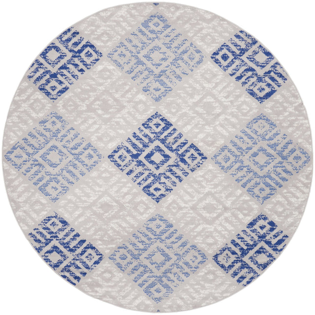 Nourison Whimsicle Whs18 Grey Blue Rugs - Nourison - 99446835345