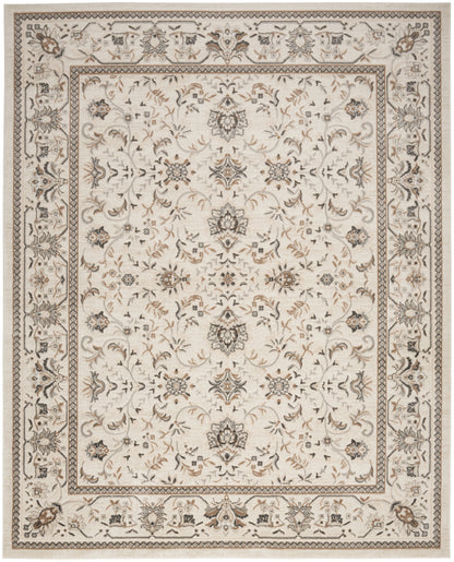 Nourison Serenity Home Srh02 Ivory Mocha Area Rug