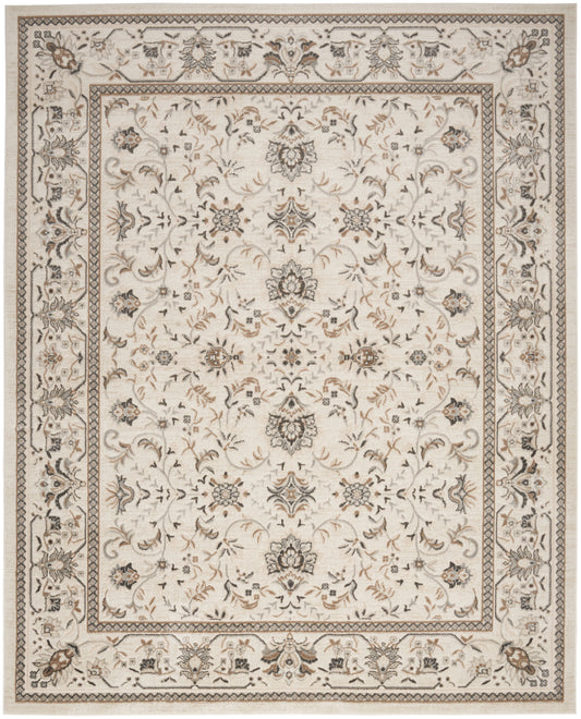 Nourison Serenity Home Srh02 Ivory Mocha Area Rug