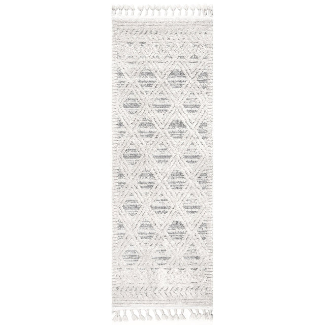 Nuloom Ansley Moroccan Lattice Nan2332A Beige Rug - Nuloom - kklr12b - 305