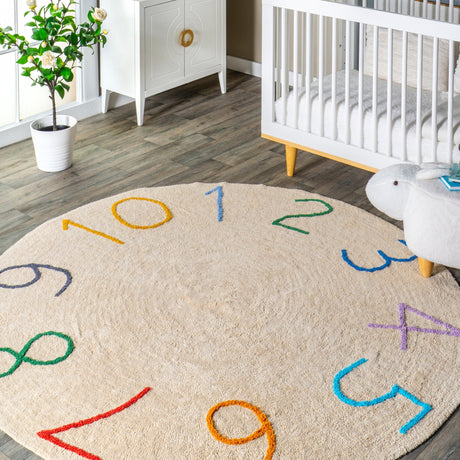 Nuloom Arely Numbers Svdc05A Multi Rug - Nuloom - svdc05a - r404